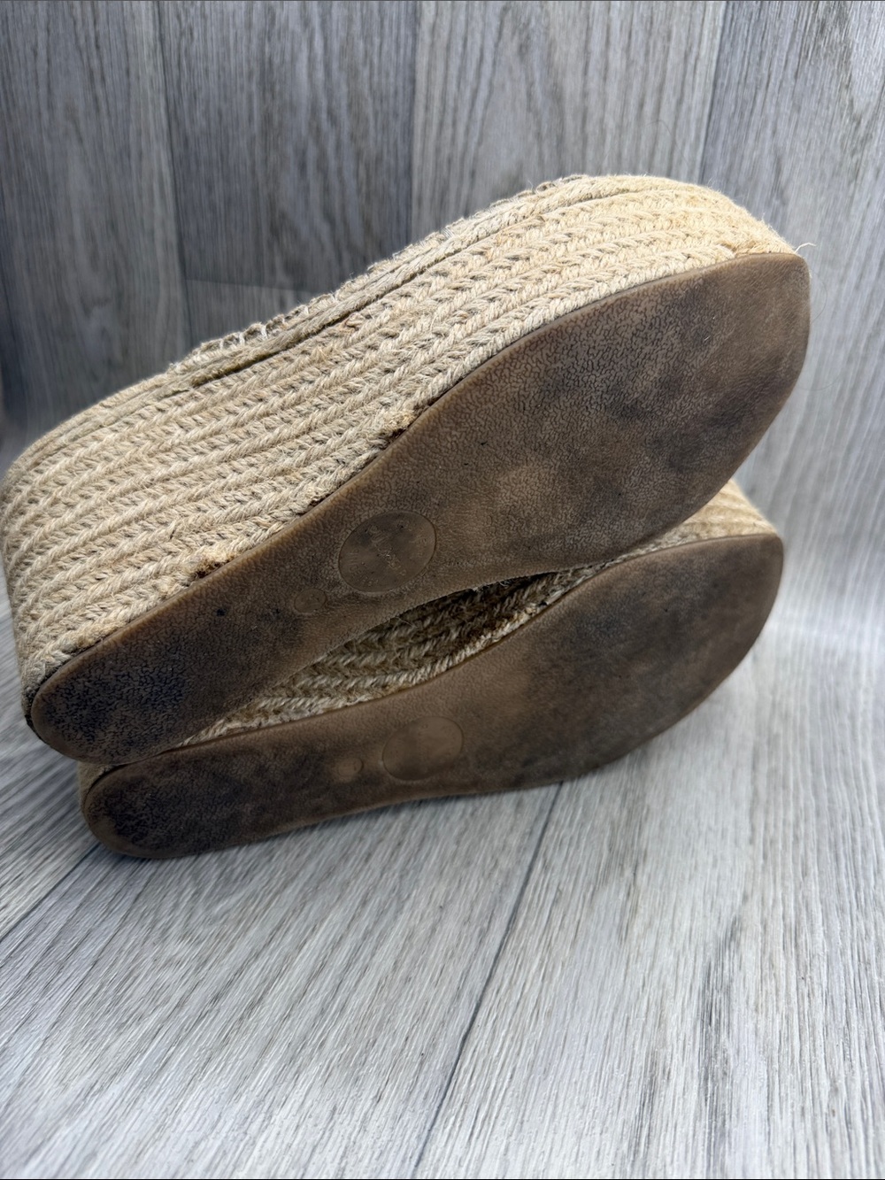 Pull&Bear Natural Braided Espadrille Platform Wedges - Picture 10 of 11
